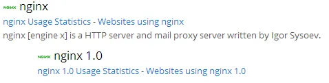 nginx sub-versions